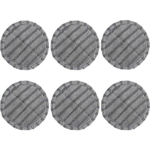 6Pcs superfine fiber Brush Head Mop Cloths Mopping Rag Replacement for Dyson V6 V7 V8 V10 V11 Vacuum Cleaner Accessories