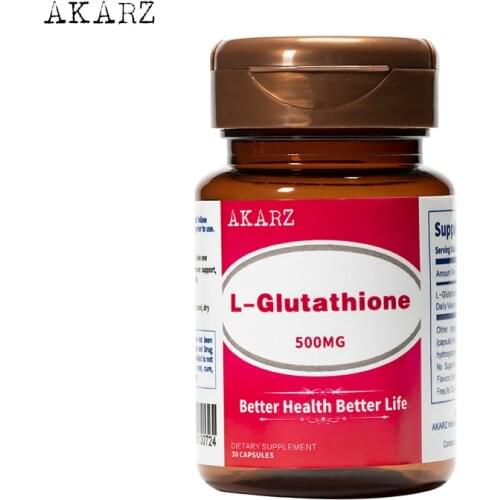 AKARZ Famous Brand L-Glutathione Lightening Skin Face Whitening 500mg