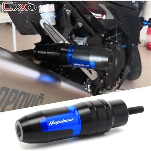 For SUZUKI HAYABUSA GSX1300R GSXR1300 Motorbike CNC accessories Exhaust Frame Sliders Crash Pads Falling Protector
