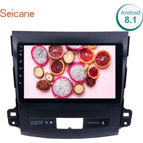 Seicane Android 8.1 9" Car Radio For 2006 2007 2008-2014 MITSUBISHI Outlander 2Din GPS Tochscreen Multimedia Player Head Unit