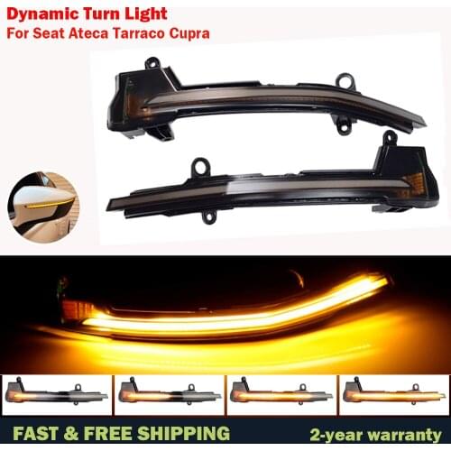 For Seat Ateca Tarraco Cupra 5D 2016 2017 2018 2019 FR Xcellence Dynamic LED Blinker Sequential Turn Light Indicator Accessories