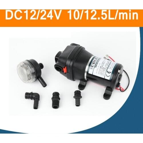 FL-30 FL-31 DC 12V 24V 12.5L/min 17psi Portable Water Pump Mini Diaphragm Pump High Flow For Marine RV Recreational Vehicle