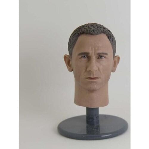 Delicate Painting 1/6 Scale James Bond Daniel Craig Head Sculpt Fit 12" Figure