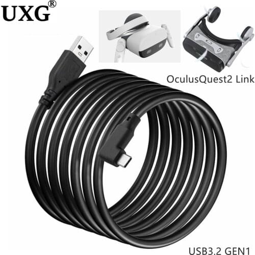 3M 5M Data Line For Oculus Quest 2 Link Headset USB 3.0 Type C Data Charging Cable Transfer Type-C To USB-A Cord VR Accessories