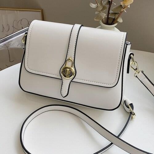 Small Pu Leather Shoulder Bags for Women 2021 Luxury Designer Messenger Bag Ladies Fashion Simple Crossbody Bags Summer Handbags