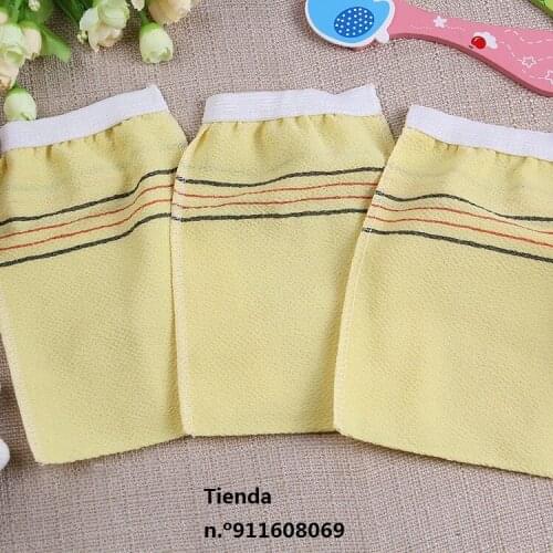 [Single-layer bath towel] thin mud-rubbing strong bath towel, authentic scrubbing towel, scrubbing cloth artifact