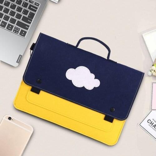 Document Ticket Files Organizer Felt Folder Storage Bag Cable Mouse Business Briefcases Office Package Electronic Gadget Supplie