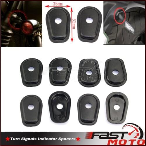 Motobike Front/Rear Turn Signals Indicator Spacers Plate Adapter For Kawasaki Z250 NINJA 650R 1000 300 2500 400 Versys 300 650