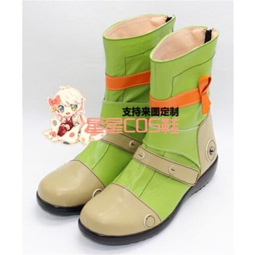 Kabaneri of The Iron Fortress Yukina Cosplay Shoes Boots X002