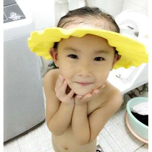 Baby Kids Children Shampoo Bath Bathing Shower Cap Hat Wash Hair Shield To Prevent The Shampoo & Water Touches The Babys Face
