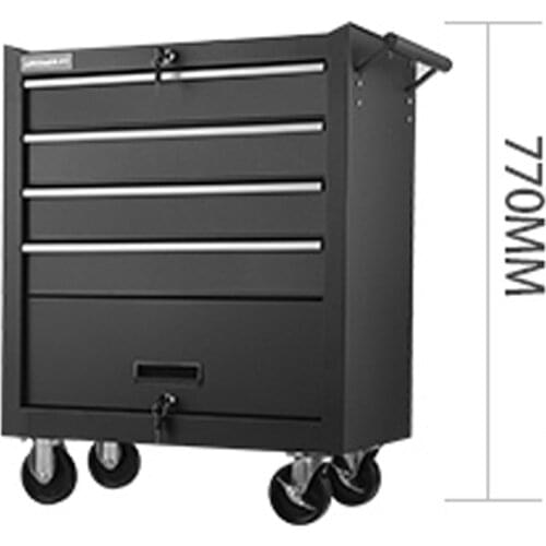 Auto Repair Tool Cart 4 Drawer Hardware Tool Box Multi-function Repair Tool Cart Auto Tool Cabinet