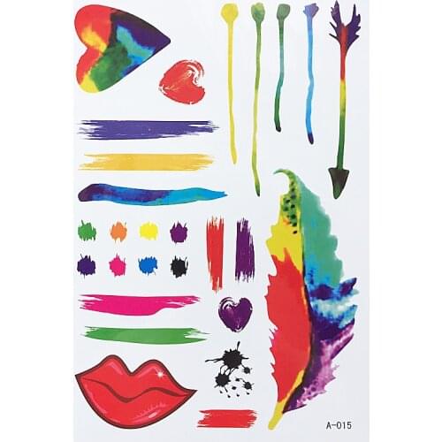 Temporary Tattoo Sticker Body Art for Graffiti ink