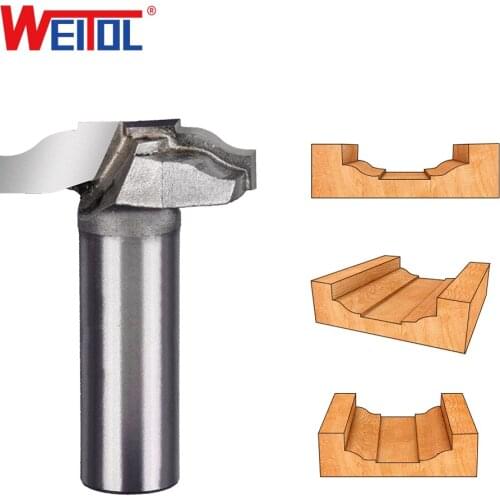 WeiTol 1pcs Engraving Bit solid carbide router bit Woodworking Tools CNC milling cutter endmill for wood