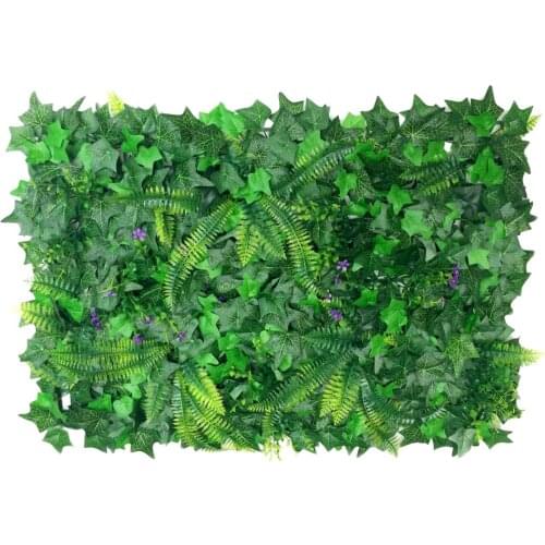 1pc 16x24in Green Synthetic Grass Lawn Privacy Fence Backyard Home Greenery