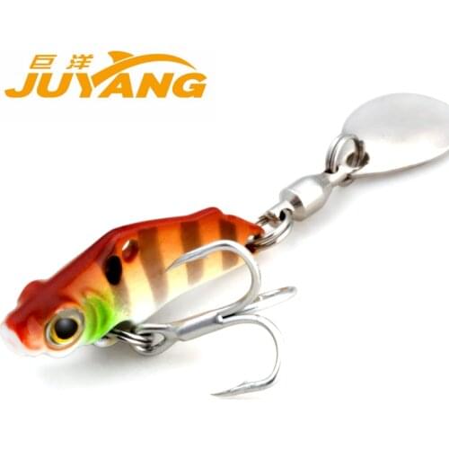 1PCS 3cm 3g Mini Fishing Lures Wobblers Metal Hard Sequin VIB Bass Trout Fishing Baits Pesca