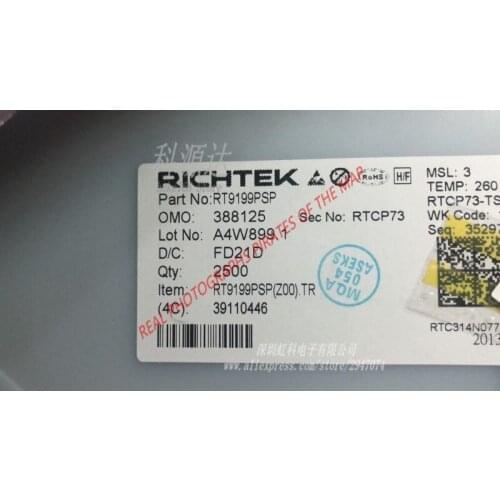20pcs/lot RT9199PSP RT9199 SOP8 In Stock