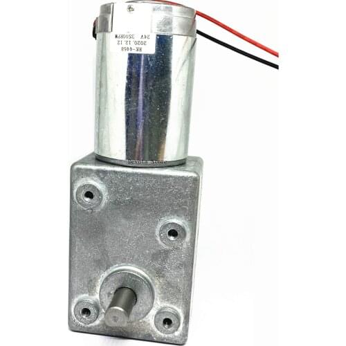 600JSX-4468 Worm Self Locking Motor 12V 24V High Torque Square Gearbox