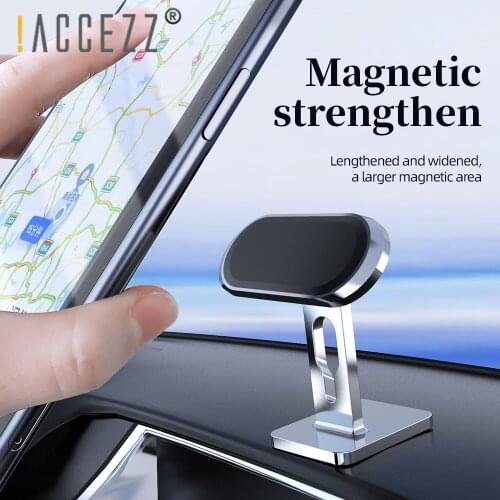 !ACCEZZ Magnetic Car Phone Holder Stand For iPhone 11 12 Pro Max Mini Samsung Xiaomi GPS Magnet Holder Mobile Cell Phone Support