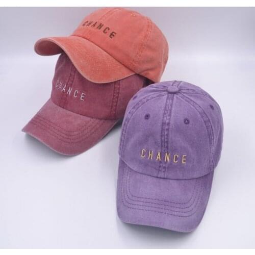 Letters washed to make old baseball caps for men and women embroidered lovers sun-shade caps snapback baseball cap women