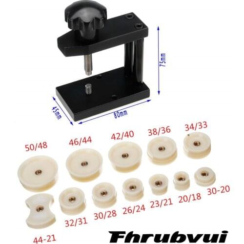 Watch Case Press Dies Watch Crystal Front Back Case Cover Screw Press Presser Close Watchmakers Repair Kit Tools