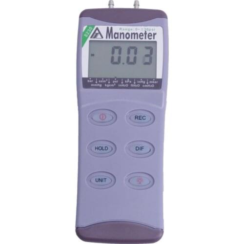 Digital AZ8230 Pressure Meter Differential Pressure Tester Manometer 0~30psi
