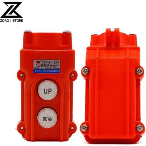 COB-61 Silver Contact Up Down Pushbutton Crane Hoist Switches Waterproof Push Button