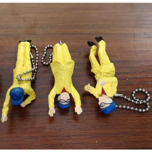 Pvc figure old man old grandpa toy model 3pcs/set