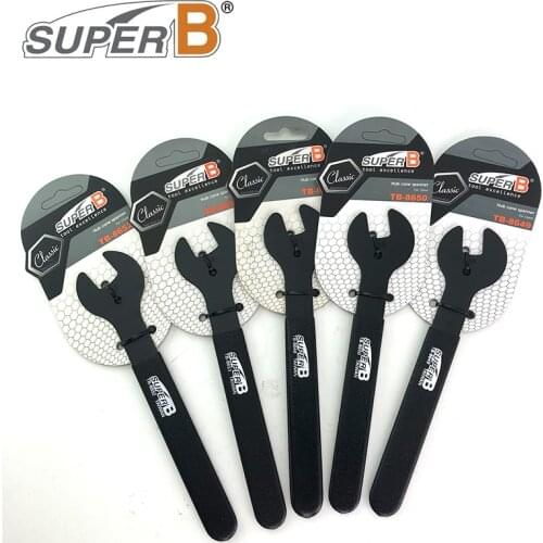 SUPER B Bicycle Hub Cone Spanner For 13mm 14mm 15mm 16mm 17mm 18mm 19mm Slide Edge For Easier Move Of The Wrenches Into The Cone