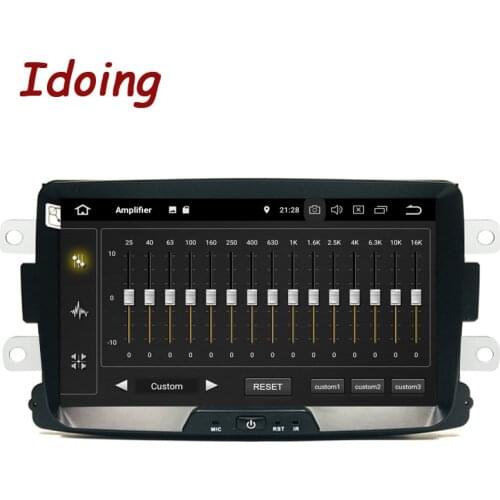 Idoing 1Din 8"Car Radio GPS Multimedia Player Android 9.0 For Renault Duster LADA 2014-2016 IPS DSP 4G+64G Octa Core Navigation