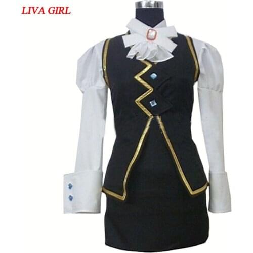 Customized From Anime Phoenix Wright Ace Attorney Franziska von Karma Cosplay Costume Whole Set