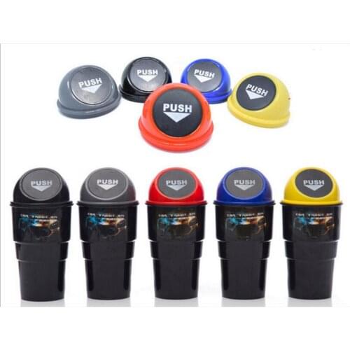Hot selling Car Garbage Can Car Trash Can Garbage Dust Case Holder Bin Car-styling