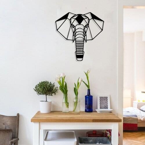 METAL HOME DECOR WALL DECOR ELEPHANT WALL DECOR ORIGAMI WALL DECOR ANIMAL WALL DECOR HOME WALL DECOR LIVING ROOM WALL DECOR