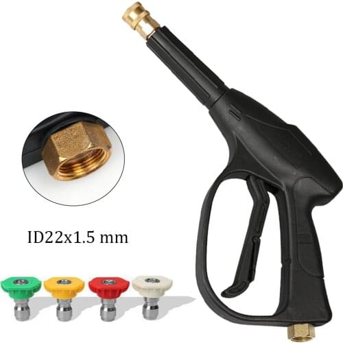 Car Washer Gun High Pressure Washer With 4 Nozzles For Car Cleaning Power Washers Water Gun Car Cleaning Tools ID22x15mm Nozzles