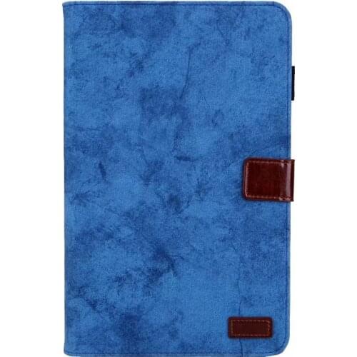 New Pure Color PU Leather Tablet Shell for Samsung Galaxy Tab A T580 T585 Case 10.1 Inch Folding Skin Stand Cover Funda+pen