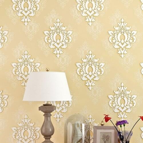 Wellyu papel de parede Pressure 3D non - woven wallpaper luxury European - style living room wallpaper background wall paper