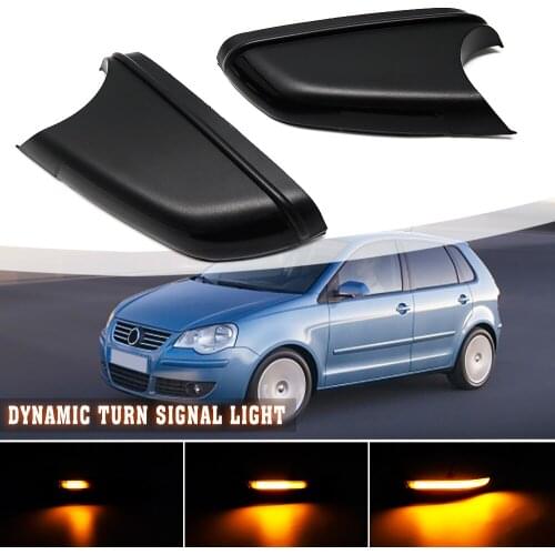 LED Rearview Mirror Indicator Blinker Light Dynamic Turn Signal For VW Polo MK4 9N 2005-2009 For Skoda Octavia MK2 1Z 2004-2008