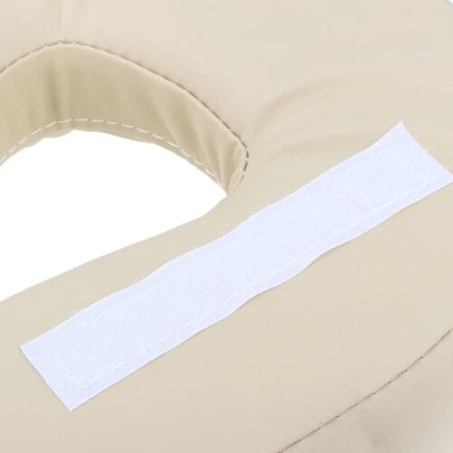 Comfortable Sponge U Shape Face Down Pillow Neck Support Cradle Cushion Pad for Massage Table Salon Bed
