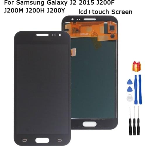 For Samsung Galaxy J2 2015 LCD Display J200F J200M J200H J200Y LCD Display Touch Screen Digitizer Replacement Parts J200 LCD