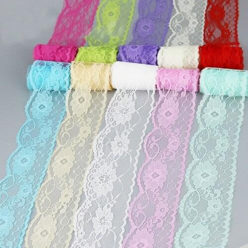 10 yards/roll) 65mm lace fabric Webbing Decoration packing Material rolls wholesale