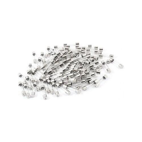 100 Pcs Breaking Capacity 6 x 30mm Fast Blow Glass Tube Fuses 3A 250V