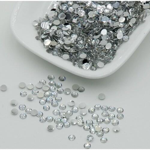 Promotion!! 5000pcs/lot SS16 4mm Crystal Clear DIY Non-hotfix Rhinestone flat back 3D Nail Art Decoration Flatback Rhinestones