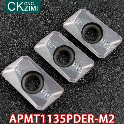 APMT1135PDER-M2 ZM1125 APMT 1135PDER M2 ZM1125 Carbide Inserts Milling Inserts Tools Cutting CNC Lathe Cutter Indexable Tools