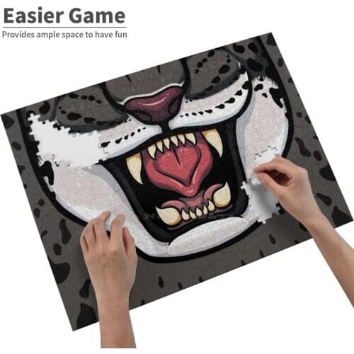 Armored King 300 500 1000 Pcs Jigsaw Puzzle For Adult Kids Game Toy Gift King Fuzzy Cat Meow Fgc Fighting Games Tekken King Of