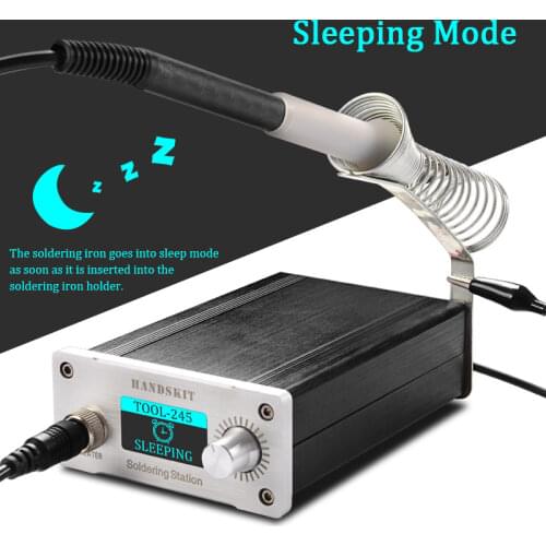 T245 OLED Digital Soldering Station 2.5 S Fast Warmming 220v 110v Automatic Sleep Portable Solder rework station Welding Tools