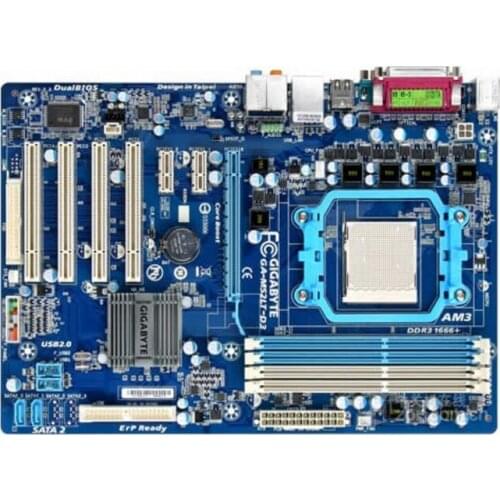 For Gigabyte GA-M52LT-D3 Original Used Desktop Motherboard M52LT-D3 Socket AM3 DDR3 On Sale