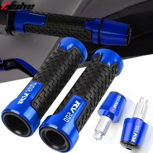 For suzuki RV200 RV 200 2016 2017 Motorcycle Accessories CNC 22MM Handlebar Grip End Cap Plug Rubber Anti-slip Handle Bar Grips