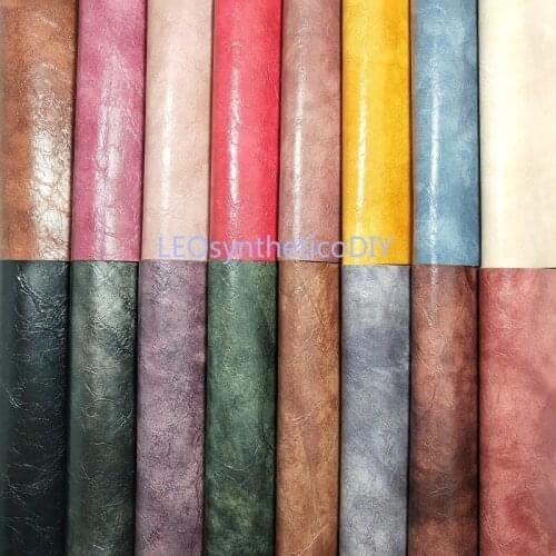 1PC 21X29CM Synthetic Letaher, Vintage Faux Leather Fabric, Faux Leather Sheets, PU Leather For Bows LEOsyntheticoDIY T205