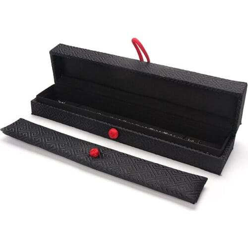 New Listing Black Button Necklace Jewelry Display Box Brocade Multifunction Ring Earring Women Jewellery Organizers Storage Case