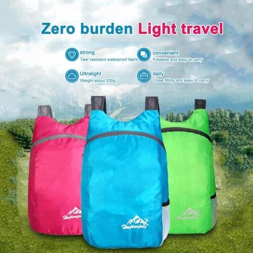 Lightweight Packable Backpack Foldable ultralight Outdoor Folding Backpack Travel Daypack Bag Sports Daypack for Men Women