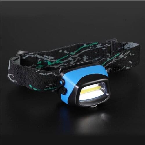 Lightweight LED Headlight 3-mode White Light LED Headlamp Lantern w/ Band Portable LED Lamp Torchlight Camping Lamp (3 x AAA)